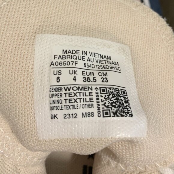 Womens 6 Converse Chuck Taylor All Star Lift Hi Platform Pink Distressed - Picture 8 of 8